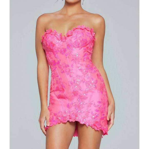 NEW JOVANI melissa dress in pink